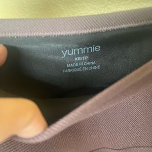 Yummie light purple leggings. Worn once, size xsmall